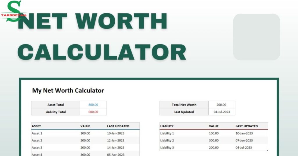 net worth calculator