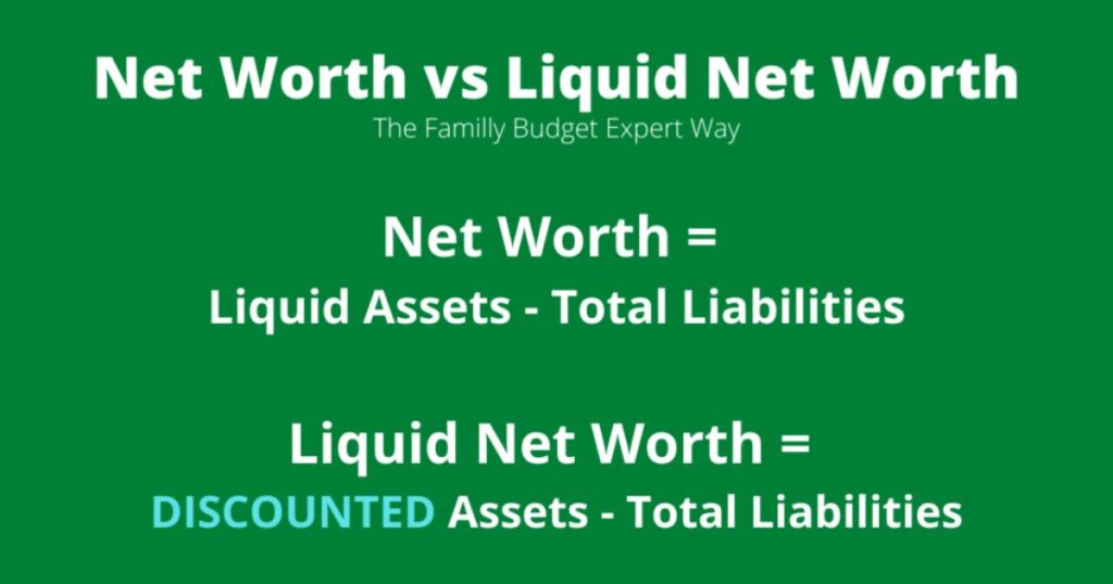 Net Worth vs Liquid Net Worth